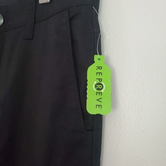 Volcom brand chinos frickin modern straight black youth size 27 - Picture 4 of 12